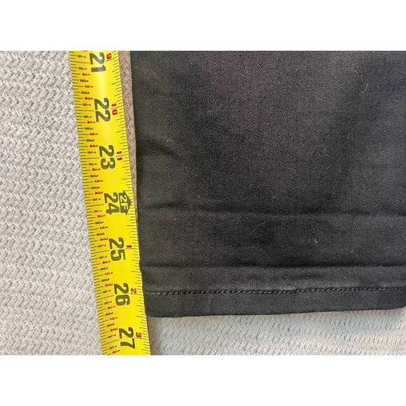 7 For All Mankind Jen7 Women's Size 6 Black Slim Boyfriend Stretch Denim Jeans - Picture 6 of 11